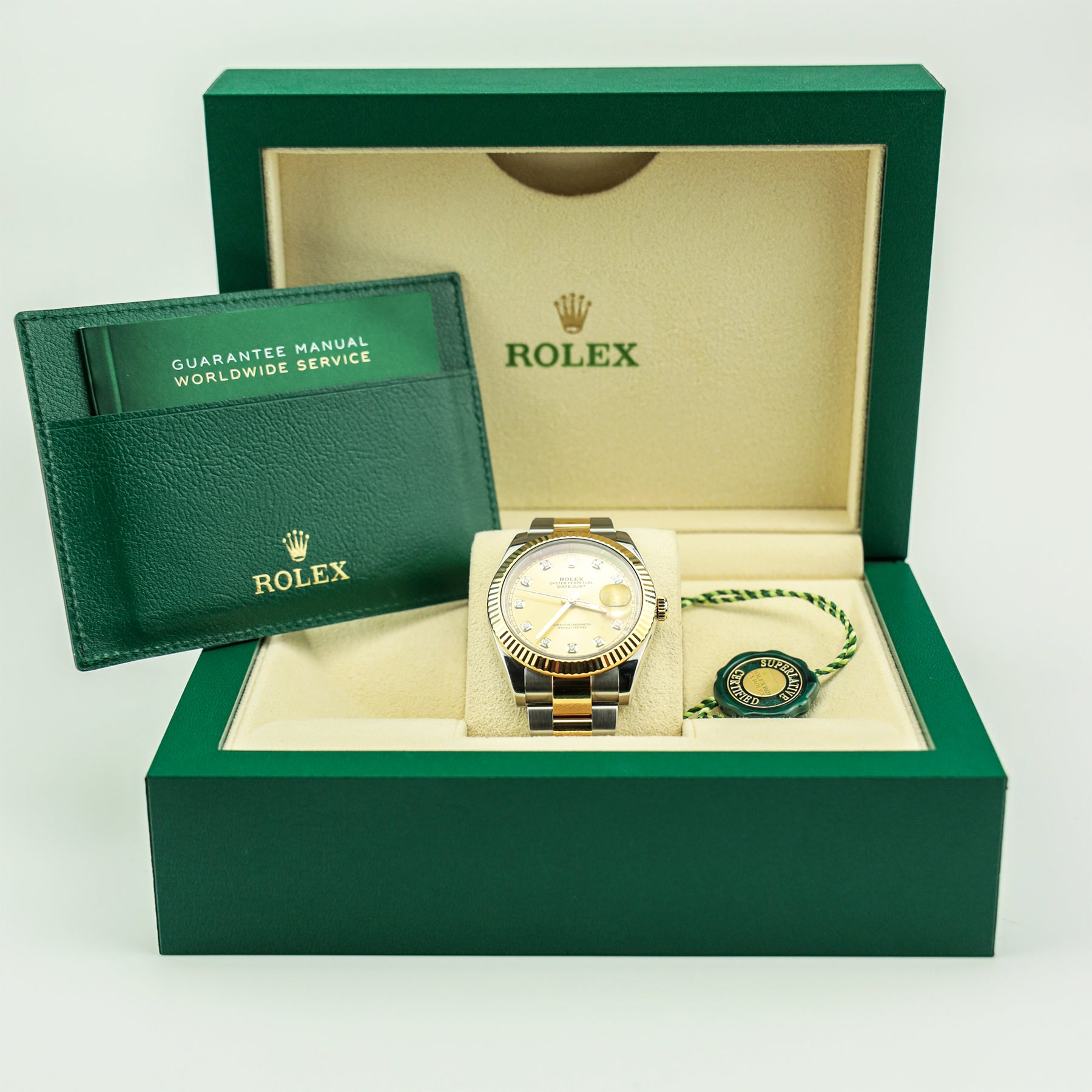2020 Rolex DATEJUST 41mm Steel & Yellow Gold Fluted Bezel Oyster Strap 126333 RR Jewellers Yarm