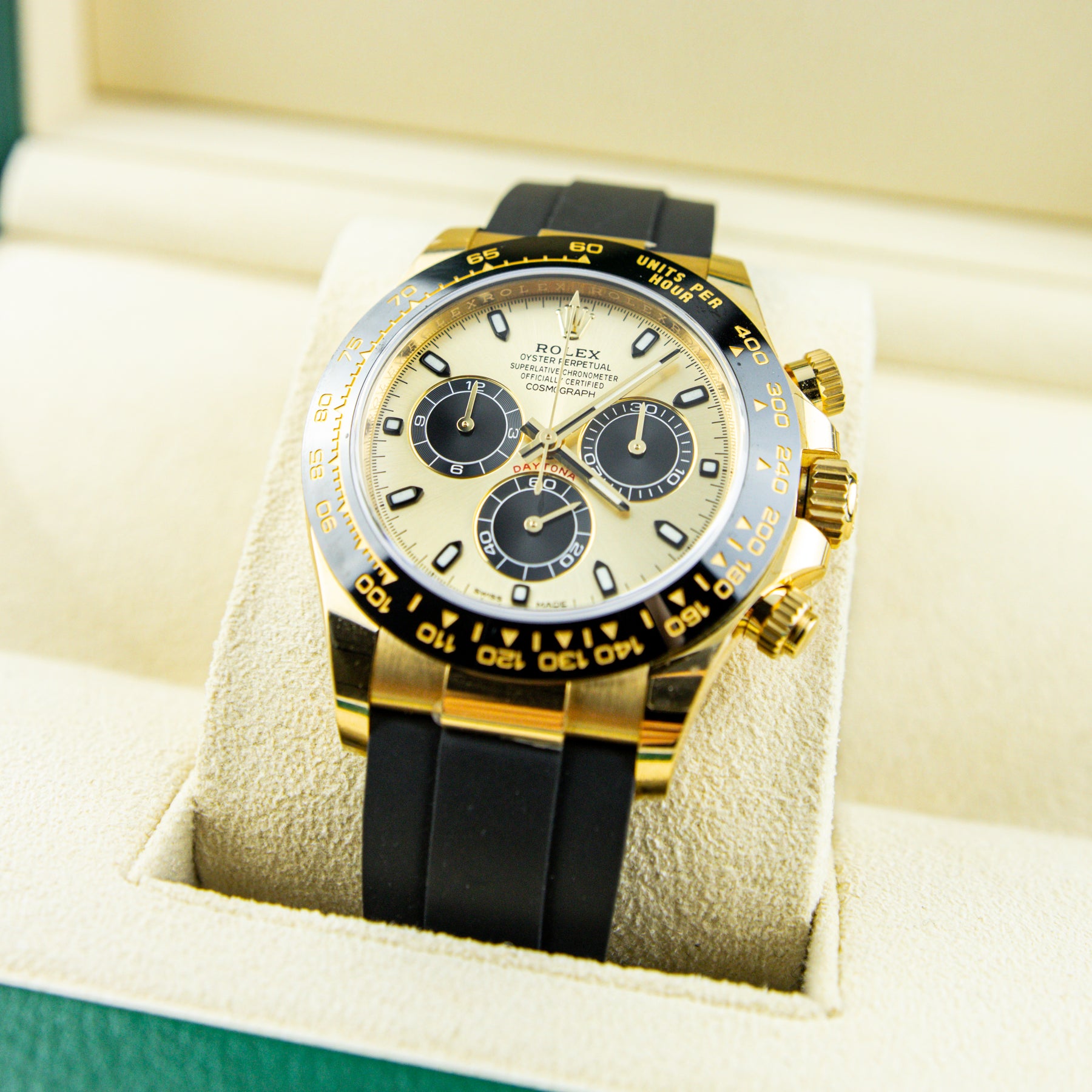 2021 Rolex COSMOGRAPH DAYTONA Yellow Gold, 'Pikachu', 40mm 116518LN at RR JEWELLERS YARM