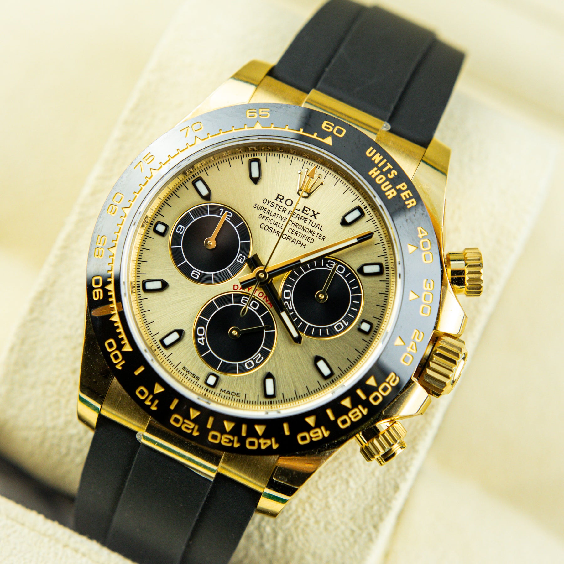 2021 Rolex COSMOGRAPH DAYTONA Yellow Gold, 'Pikachu', 40mm 116518LN at RR JEWELLERS YARM