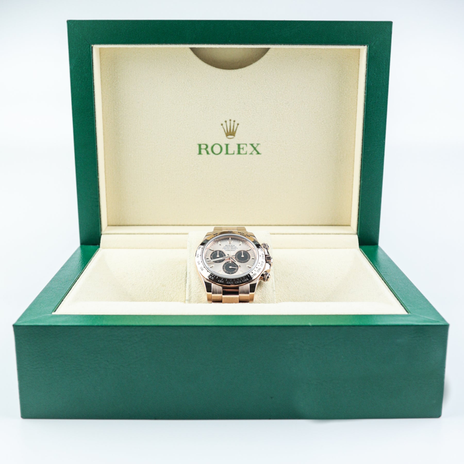 2021 Rolex COSMOGRAPH DAYTONA Everose Gold, Sundust Dial, 40mm, 116505 at RR JEWELLERS YARM