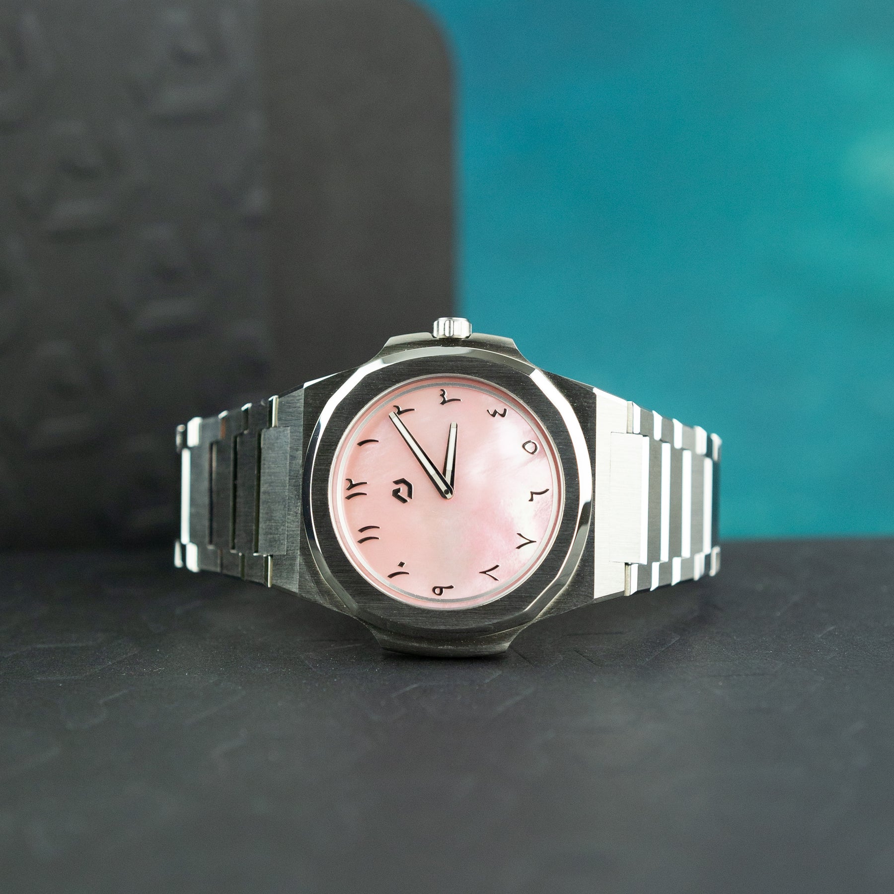 Nuun Official Origen Steel MS MOP Pink - 38mm at RR Jewellers Yarm UK