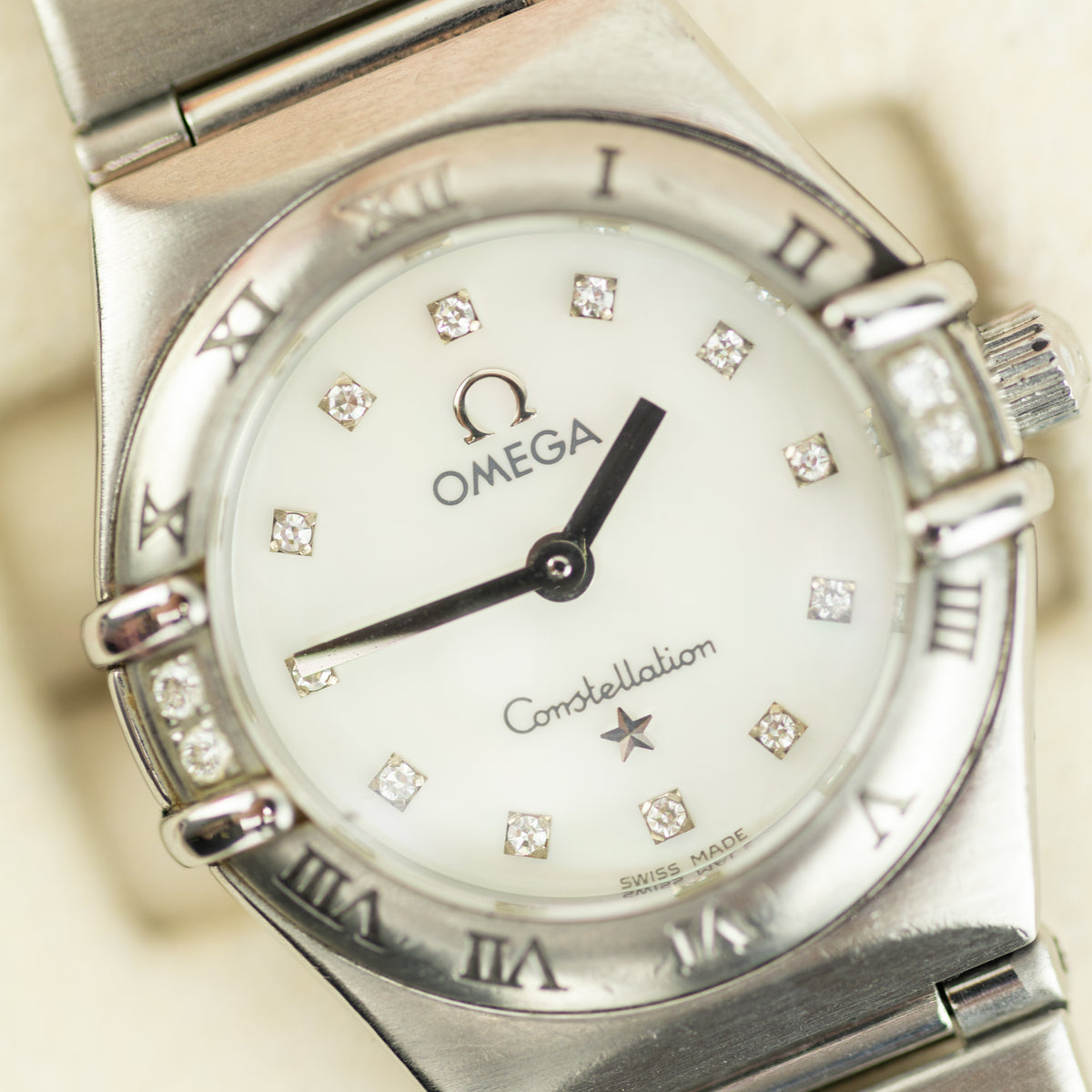Omega 895 1208 Constellation Mini My Choice MOP Dial  at RR Jewellers Yarm