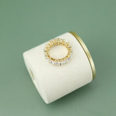 18 Karat Yellow Gold Princess Cut Moissanite Eternity Band at RR Jewellers Yarm UK