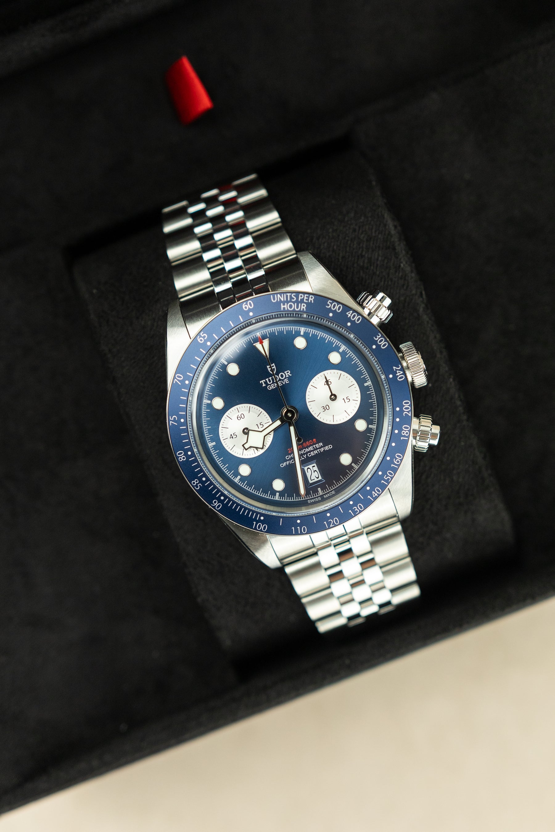 2024 TUDOR Black Bay Chrono, 41mm steel, Blue Dial at RR Jewellers Yarm