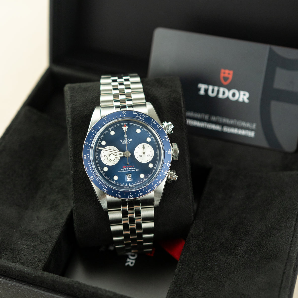 2024 TUDOR Black Bay Chrono, 41mm steel, Blue Dial at RR Jewellers Yarm