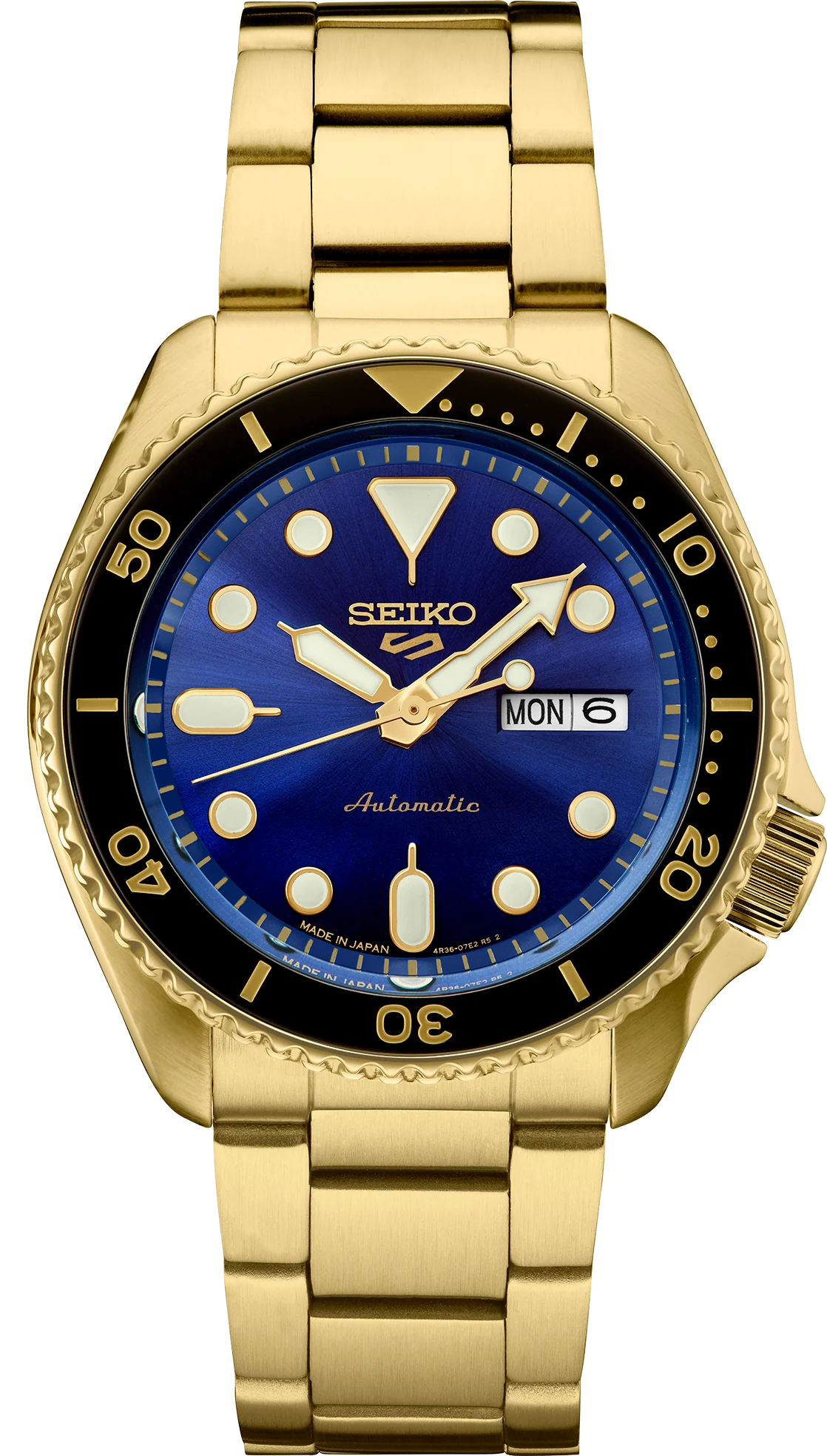 Seiko 5 Sports Gold Blue Automatic SRPK20