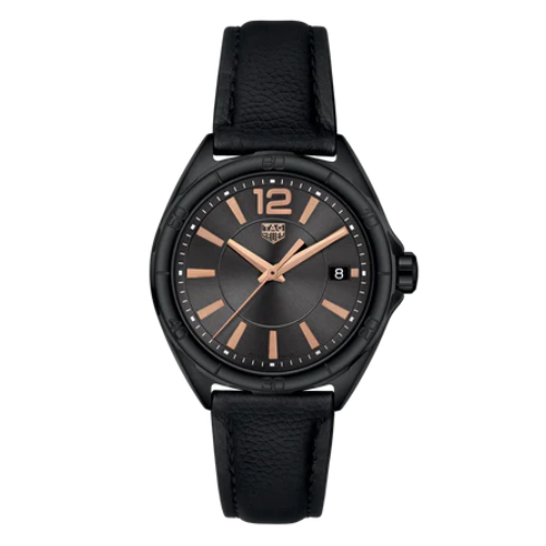 TAG Heuer Formula 1 Women’s Black Leather Strap Watch WBJ1314.FC8230