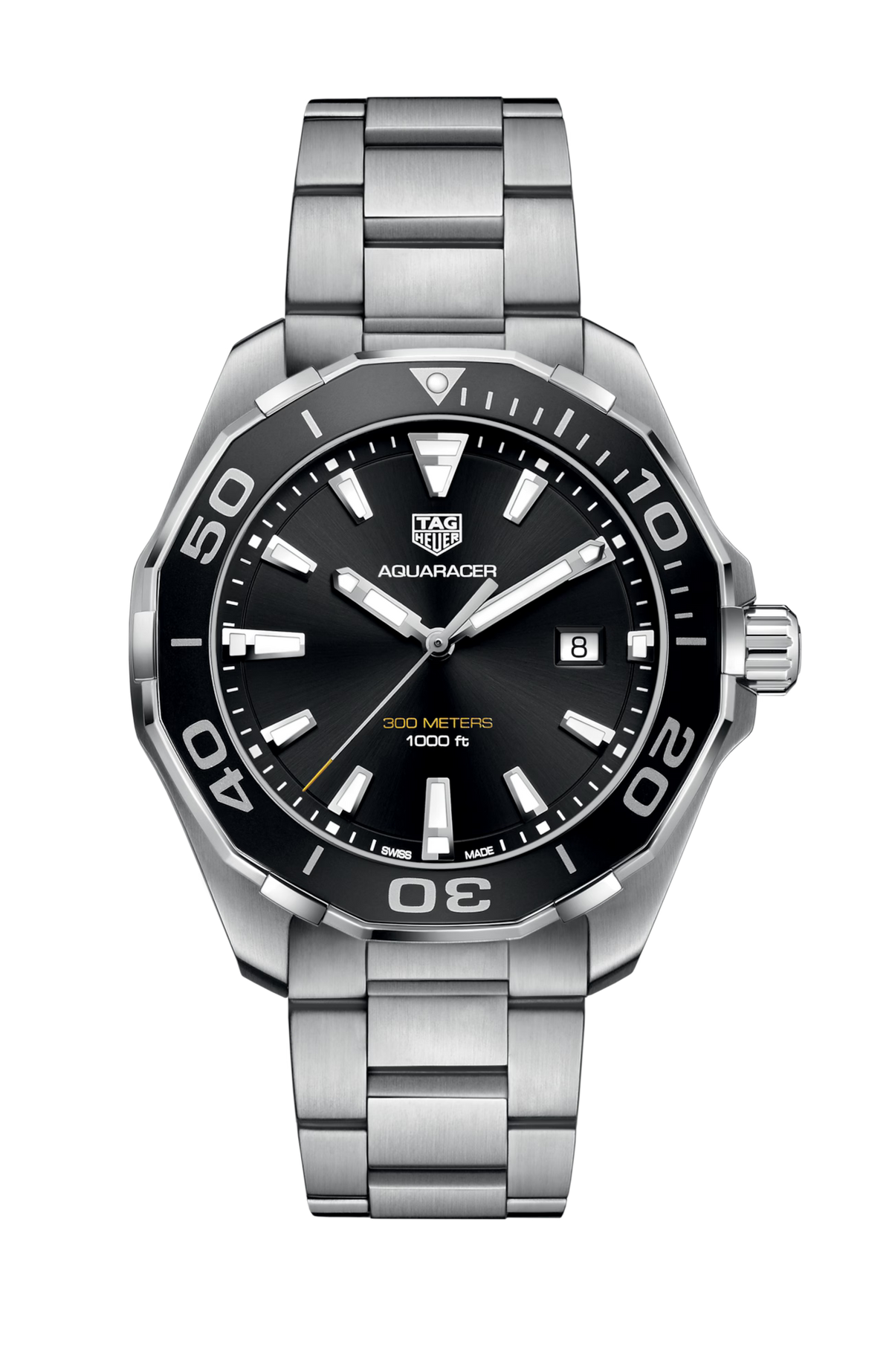 TAG Heuer Aquaracer Quartz, 43 mm, Steel WAY101A.BA0746