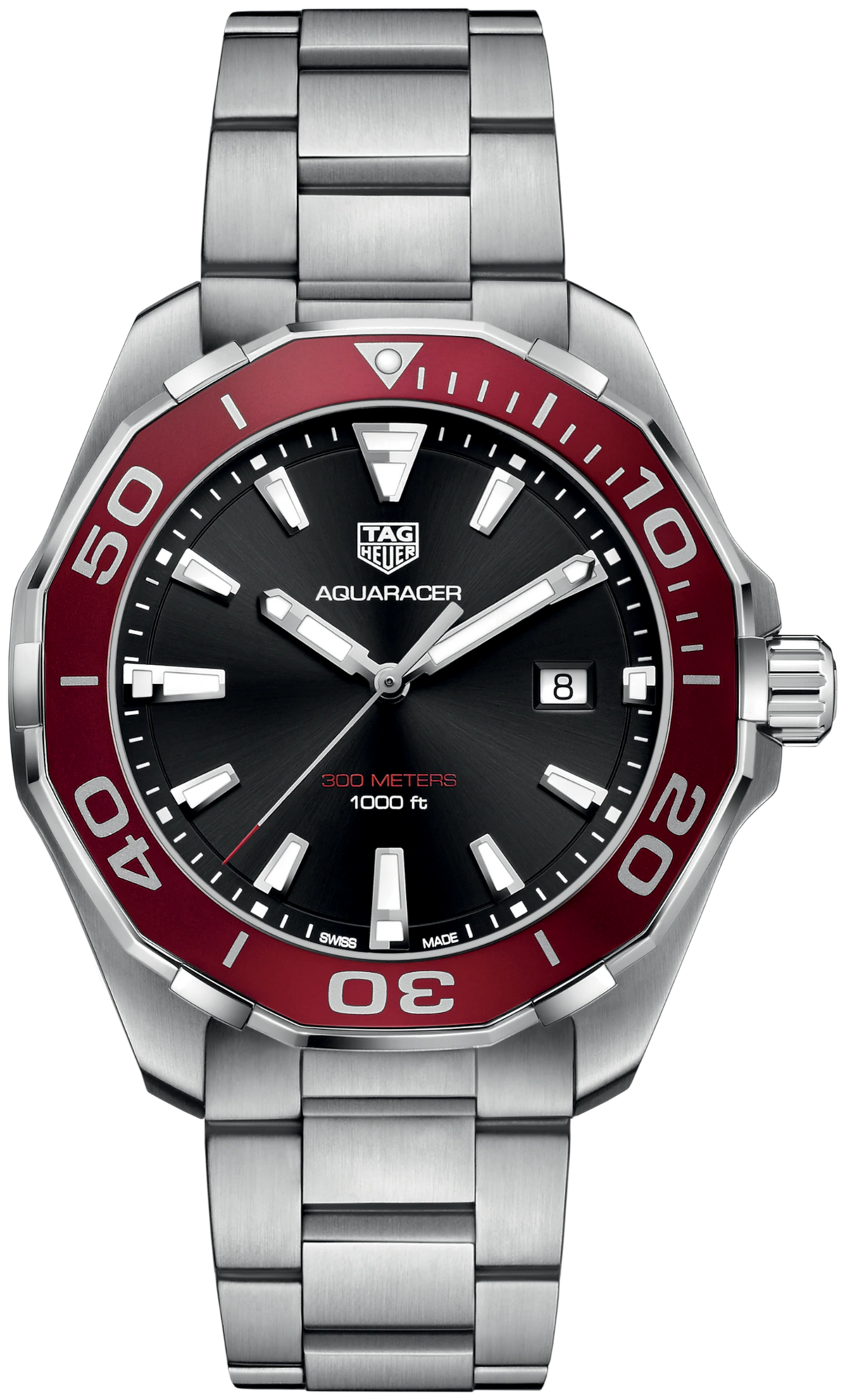 TAG Heuer Aquaracer Quartz, 43 mm, Steel WAY101B.BA0746
