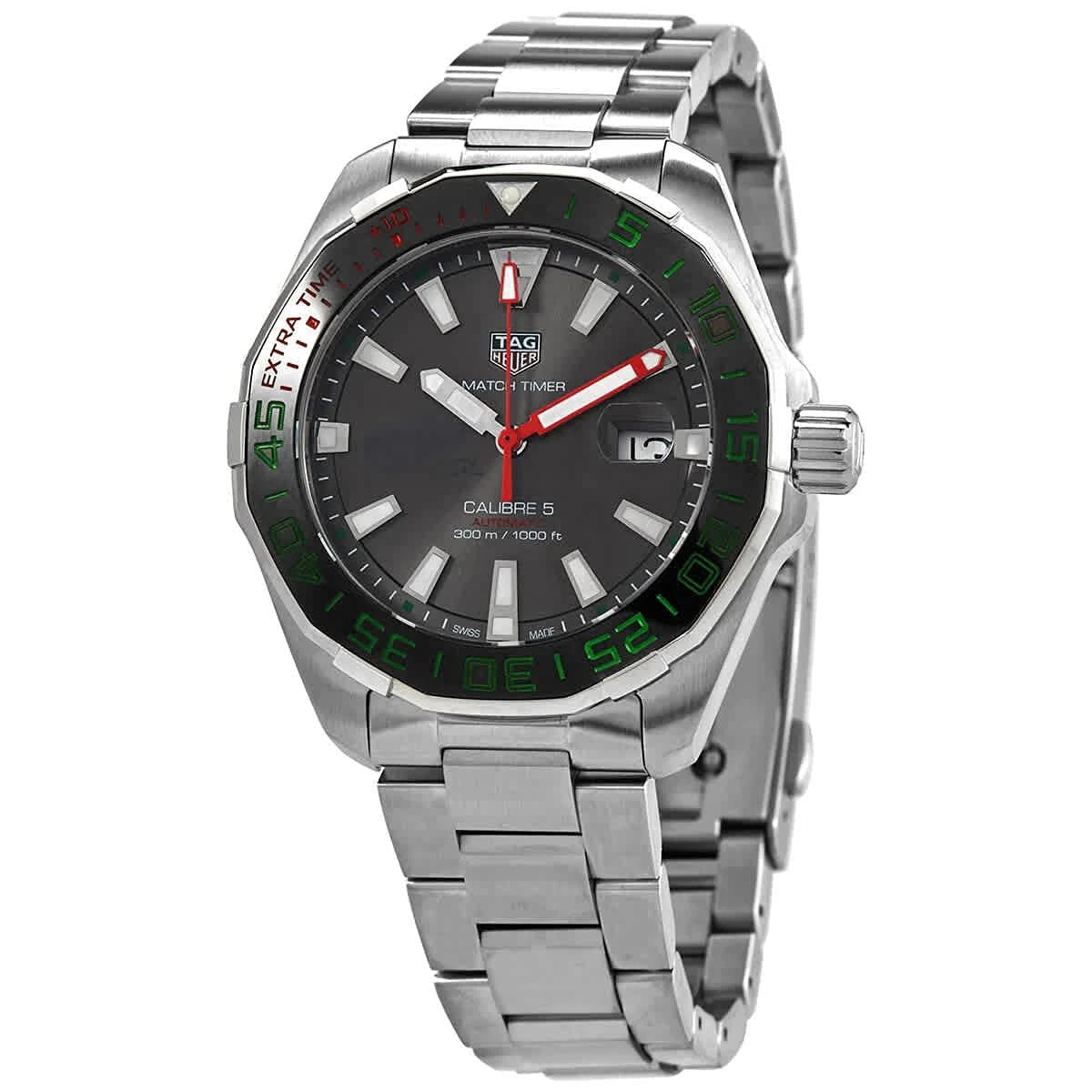 TAG Heuer Aquaracer Match Timer Automatic Black Dial Men's Watch WAY201E.BA0927