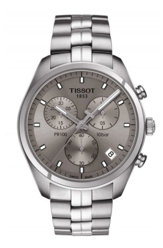 Tissot PR 100 Chronograph Quartz 41 Stainless Steel T101.417.11.071.00