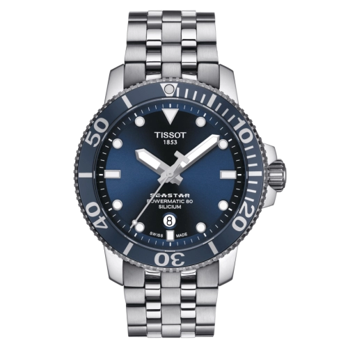 Tissot Seastar 1000 Powermatic 80 Silicium 43 Stainless Steel T120.407