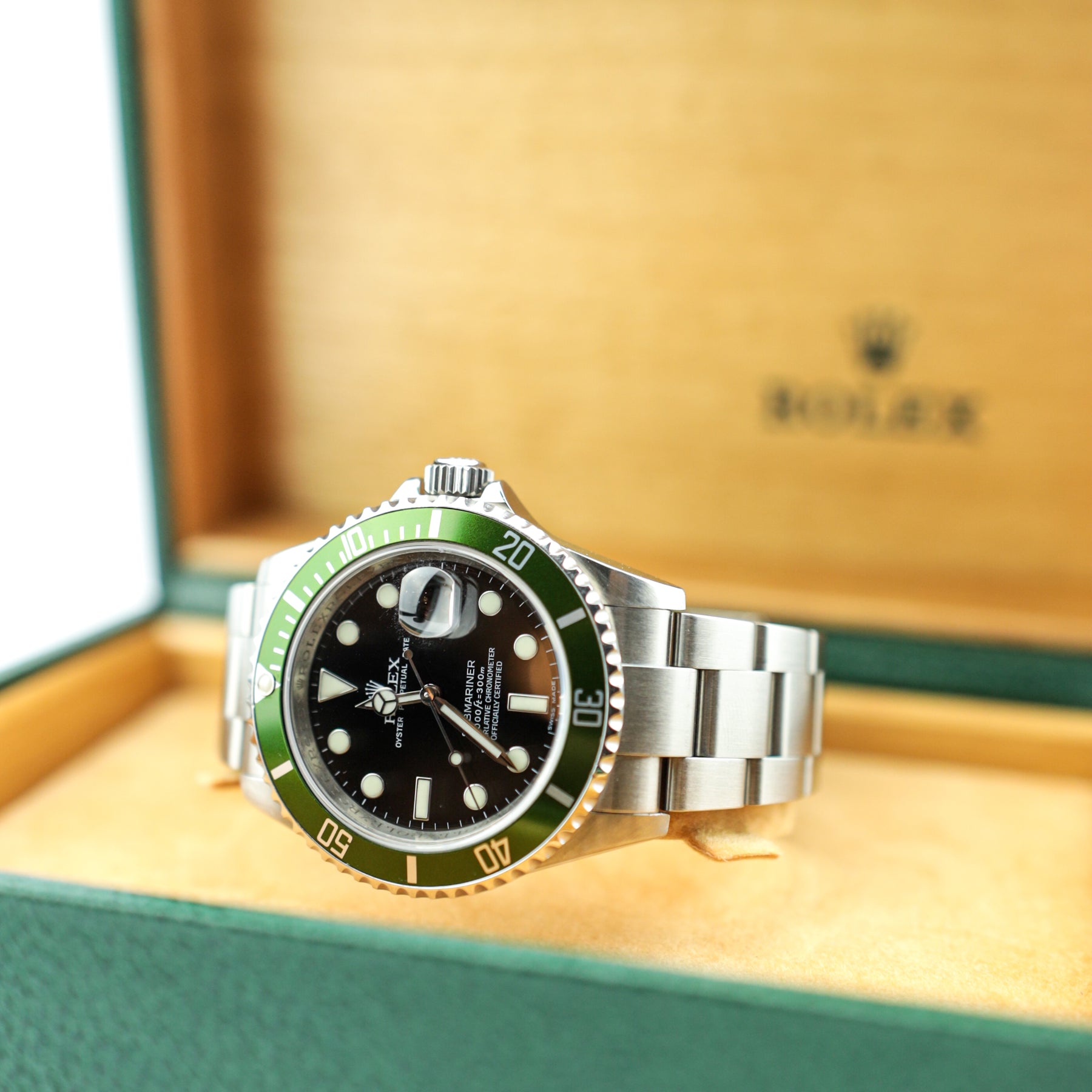 SUBMARINER 40MM 'KERMIT'- RR JEWELLERS YARM