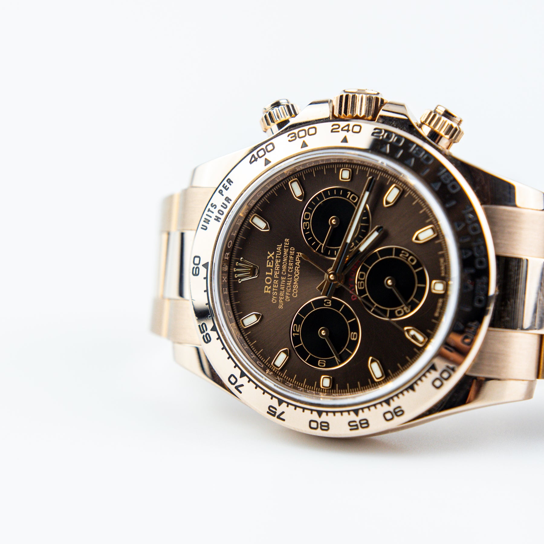 2021 Rolex COSMOGRAPH DAYTONA Rose Gold, Chocolate Dial, 40mm 116505 RR JEWELLERS YARM