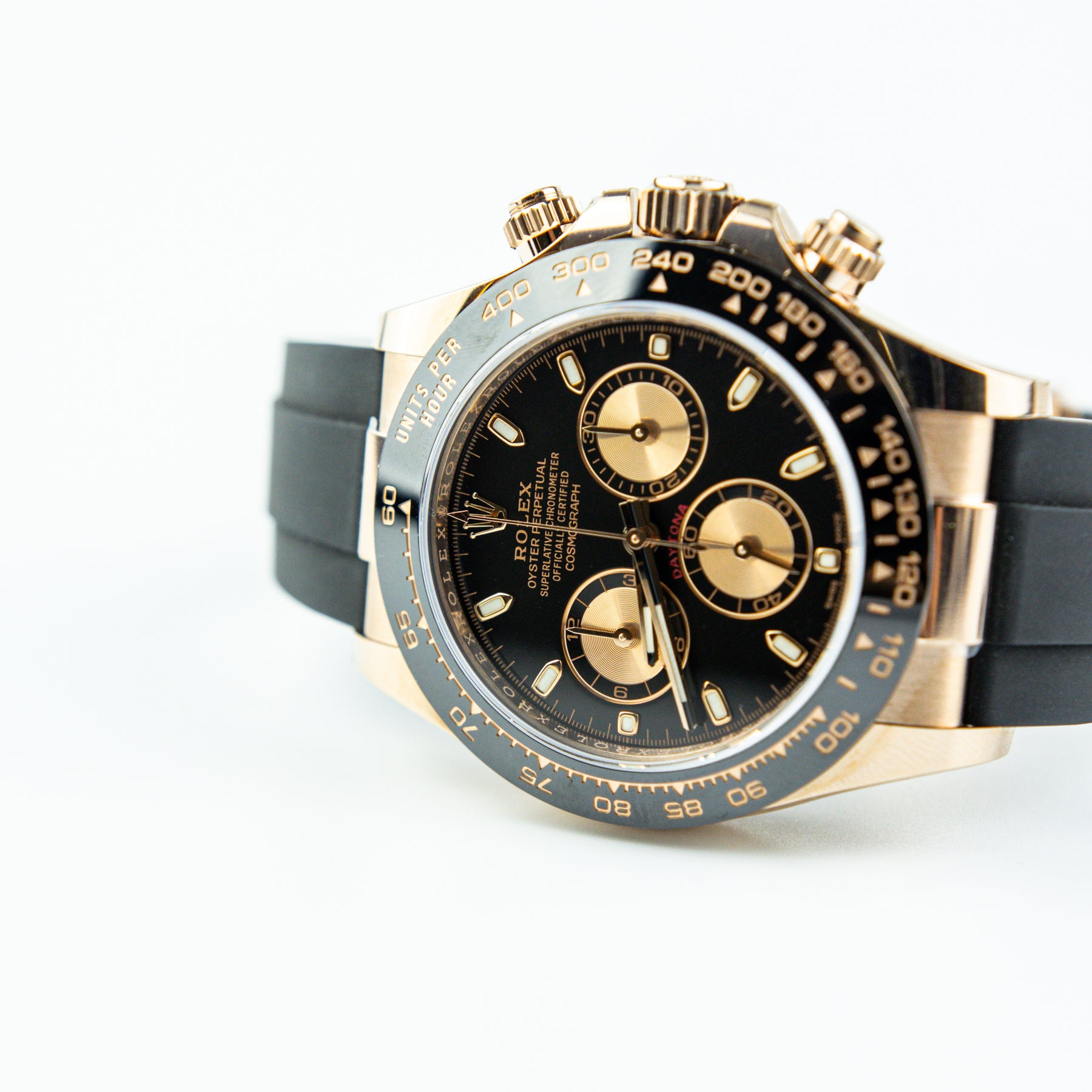 2023 Rolex COSMOGRAPH DAYTONA Rose Gold, Black Dial, 40mm 116515LN AT RR JEWELLERS YARM