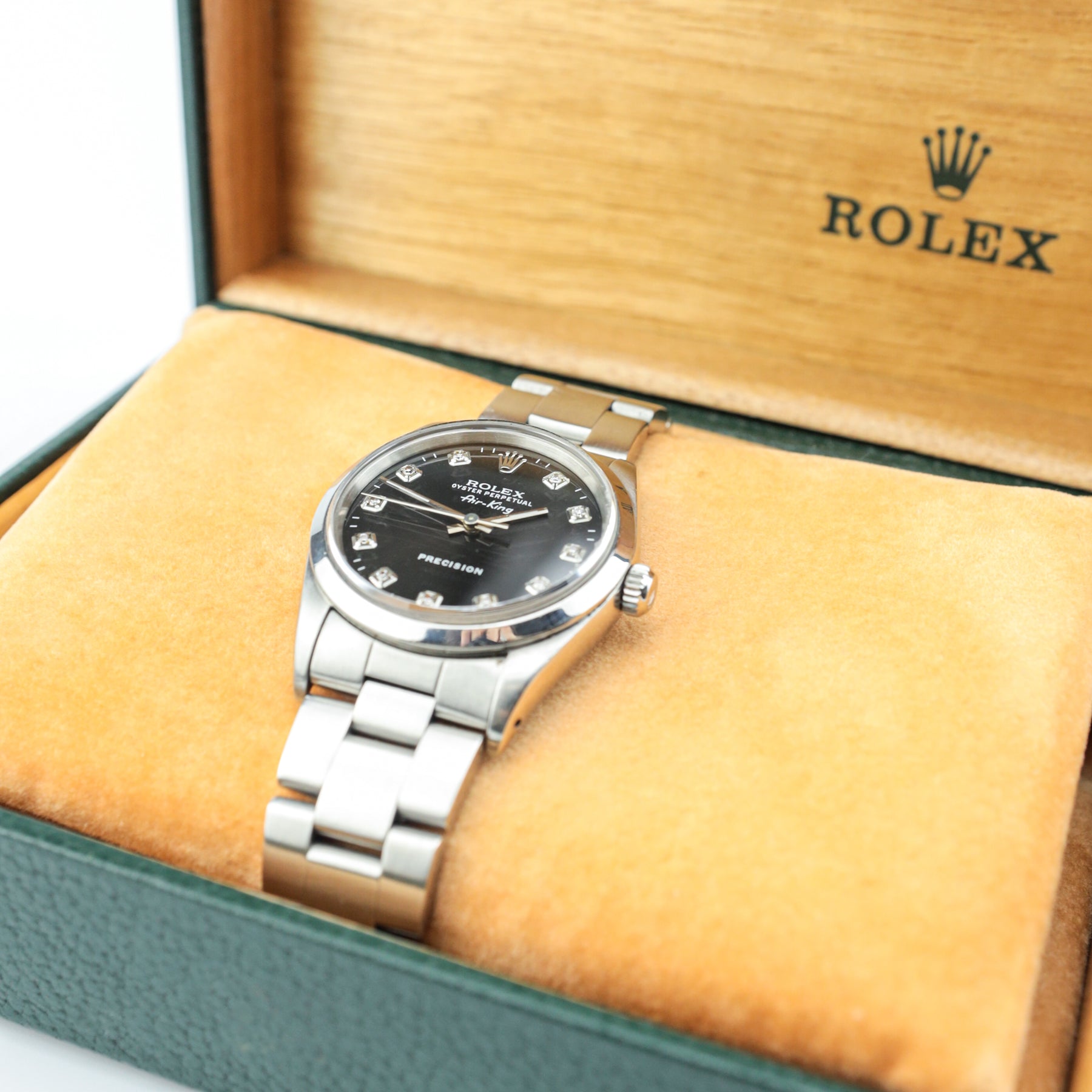 Worn Pre - Owned Good Condition Rolex Air - King OYSTER PERPETUAL With Original Box  at RR Jewellers Yarm UK