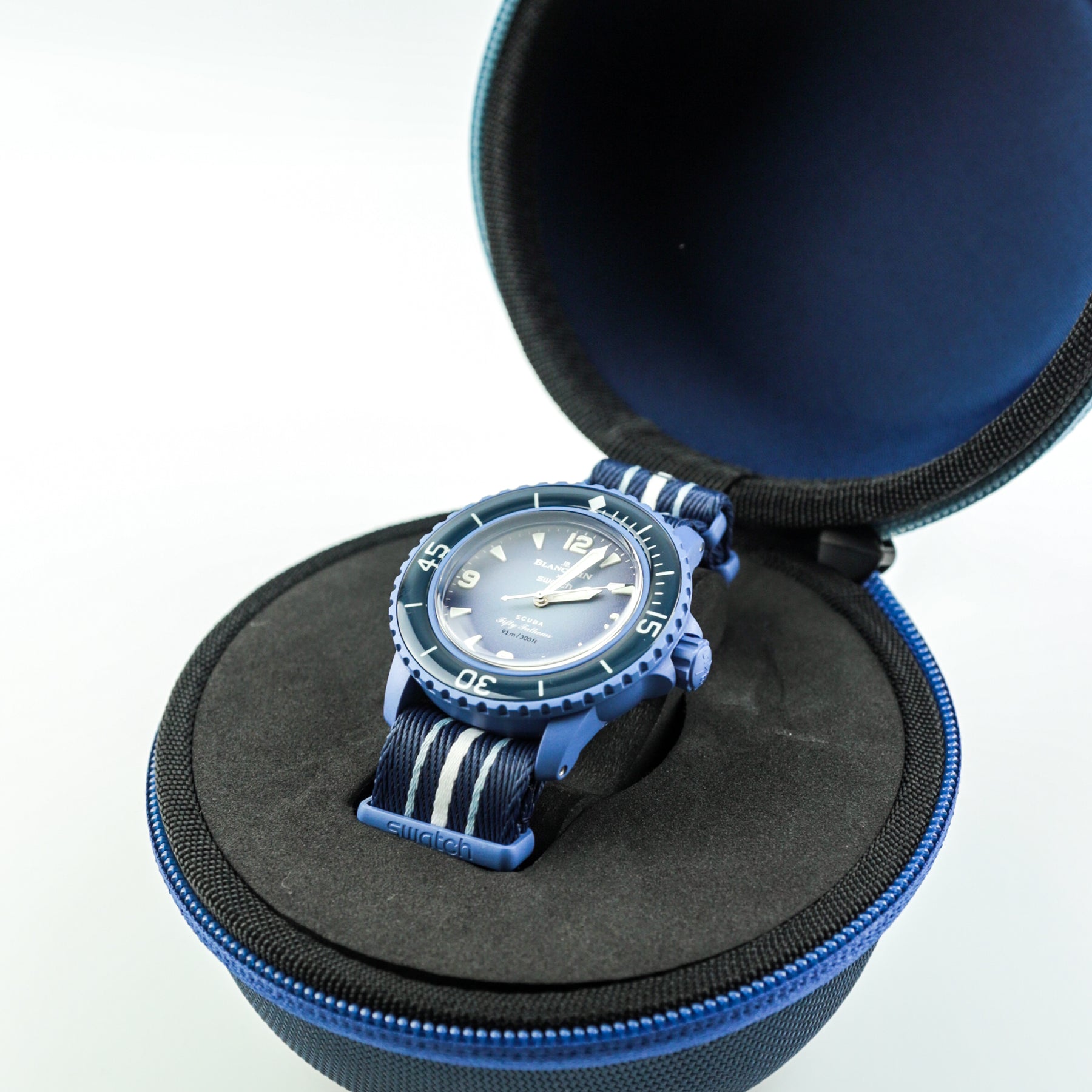 Blancpain X Swatch, Fifty Fathoms, ATLANTIC OCEON AVAILABLE AT RR JEWELLERS