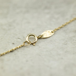 Designer Inspired 9ct Yellow Gold 3 Malachite Petal Necklace AT RR JEWELLERS YARM