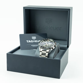 2019 TAG Heuer Carrera Calibre 16, Day Date, 43mm, Stainless Steel available at RR Jewellers Yarm UK