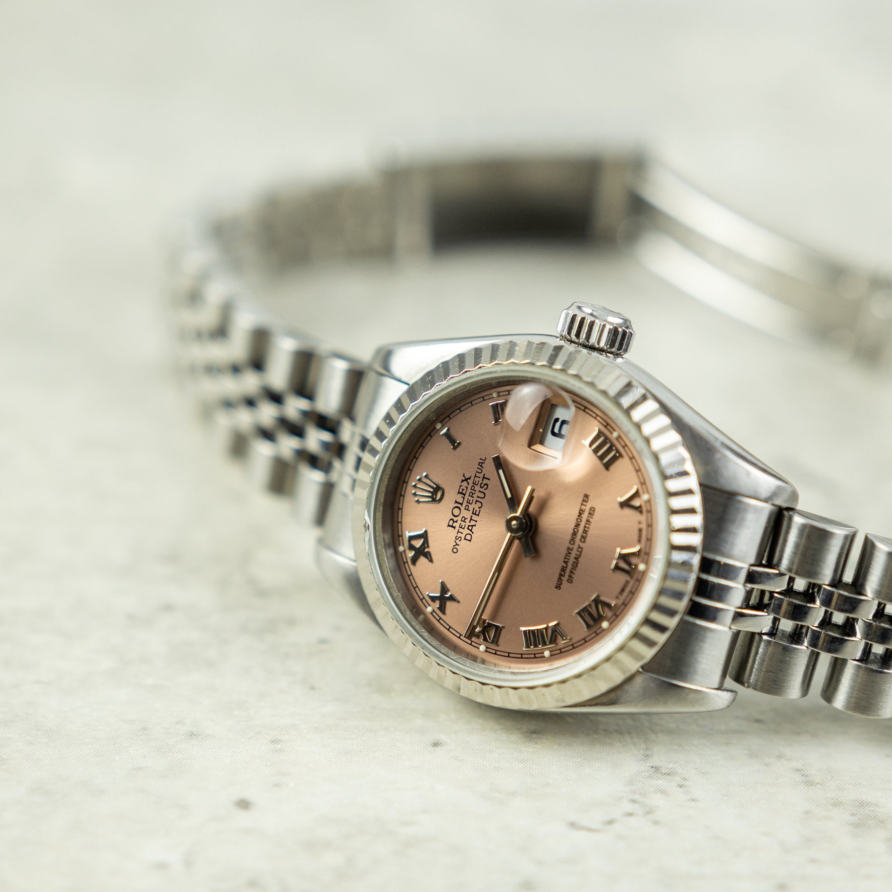 1995 Rolex DATEJUST 26mm Oystersteel, Fluted Bezel, Roman Markers Available at RR Jewellers Yarm