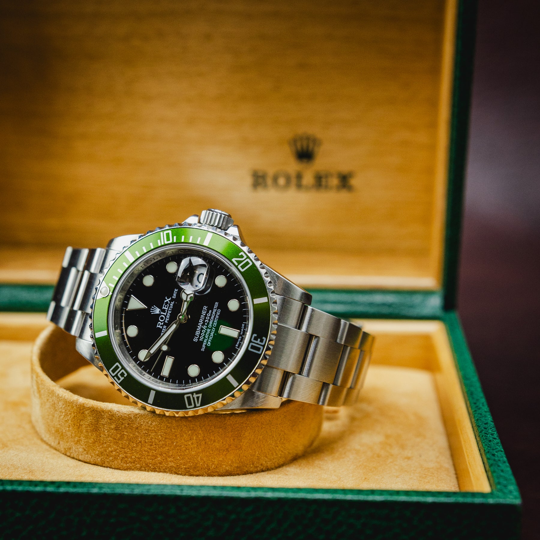 SUBMARINER 40MM 'KERMIT'- RR JEWELLERS YARM