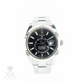 2020 Rolex Sky-Dweller Oystersteel & White Gold, Black Dial 42mm Available at RR Jewellers Yarm