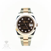 2023 Rolex DATEJUST 41mm Steel & Rose Gold Chocolate Dial 126301