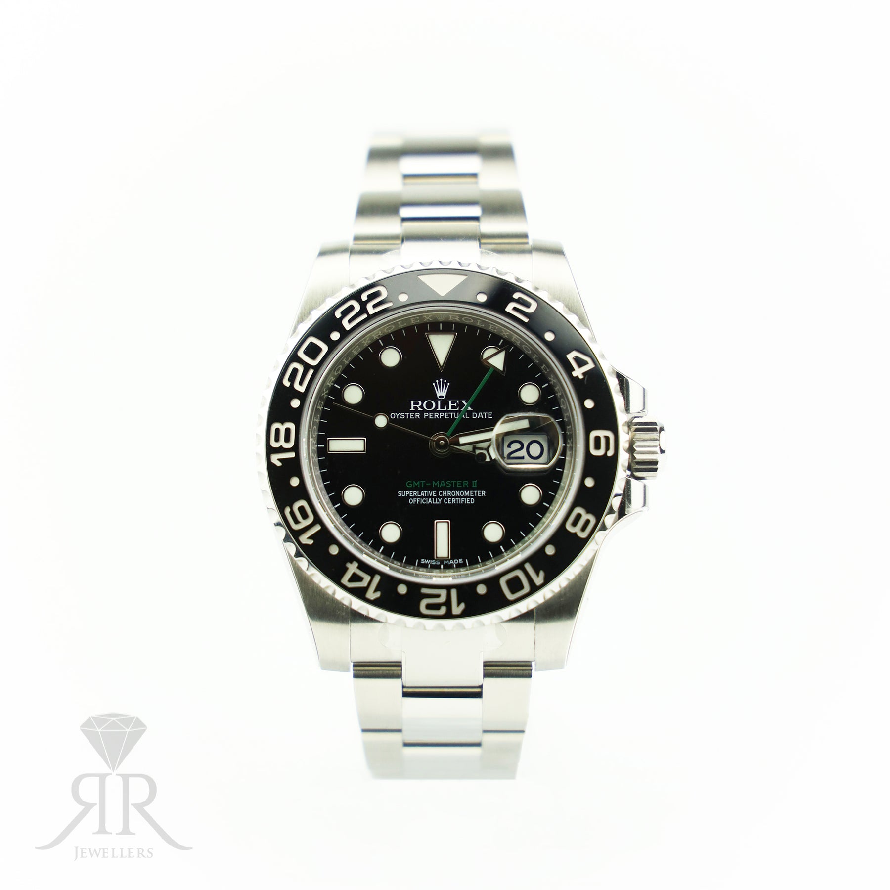 2017 Rolex GMT Master II Oyster, 40mm, Oystersteel, 116710LN - RR JEWELLERS