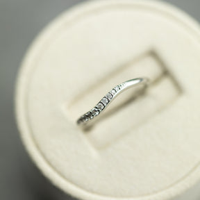 Pre - Loved Platinum Wishbone Diamond Band