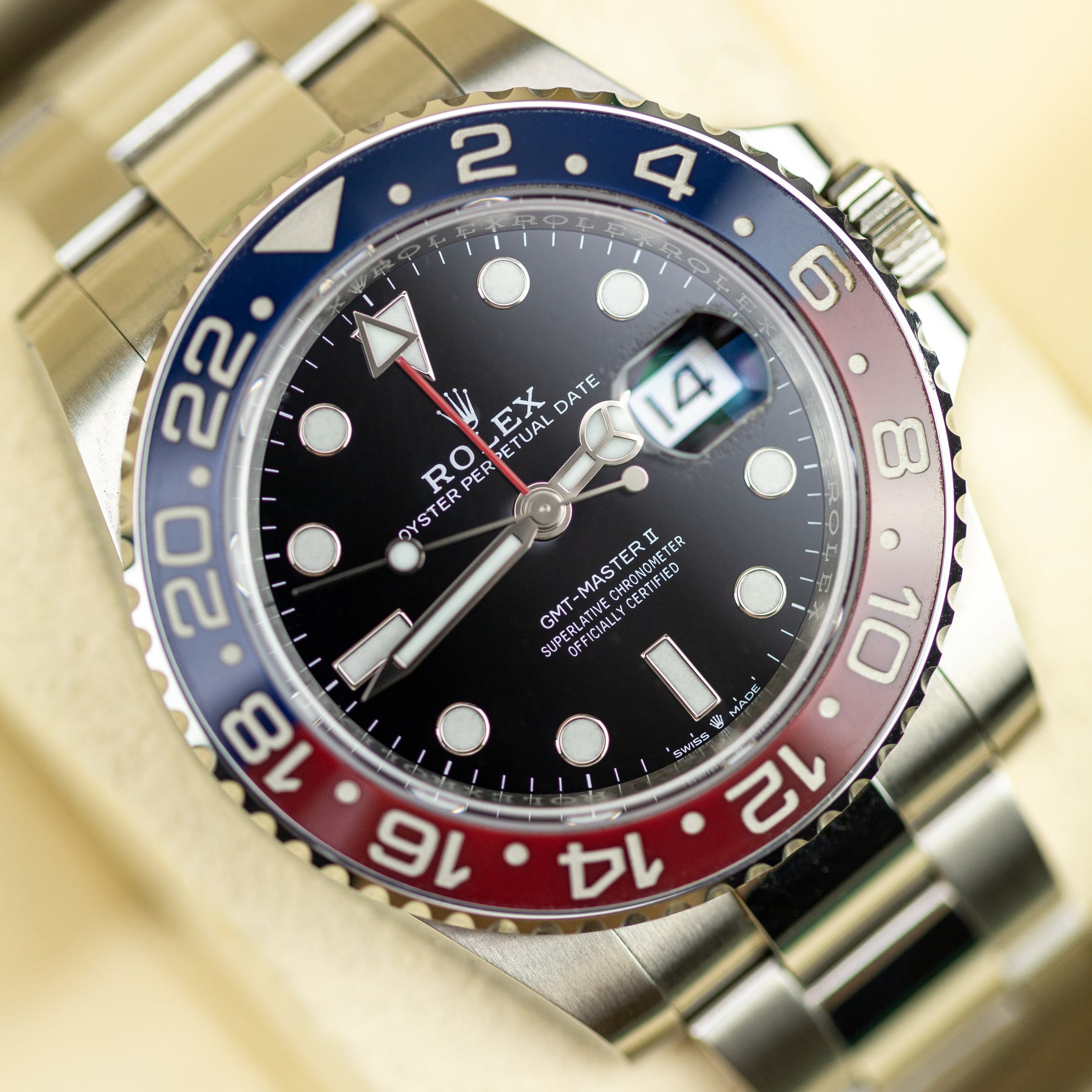 2022 Rolex GMT-MASTER II 'Pepsi' Oyster, 41mm, Oystersteel at RR JEWELLERS YARM