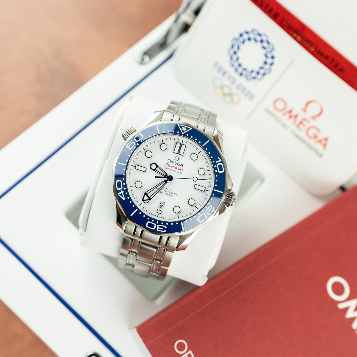 2020 Omega Seamaster SE Tokyo olympics at RR Jewellers Yarm