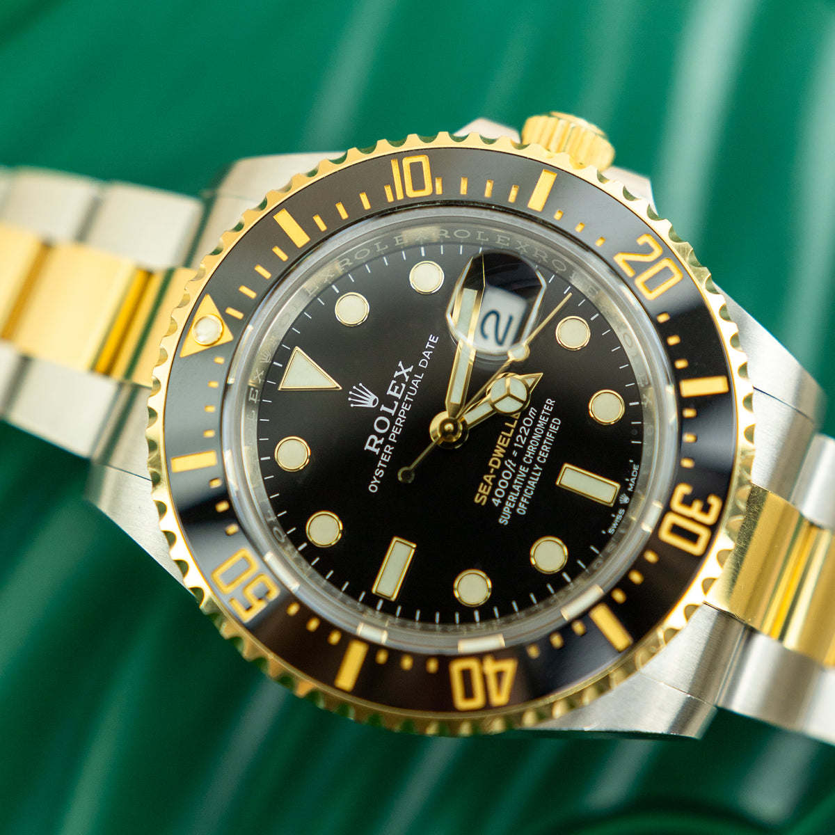 2020 Rolex SEA-DWELLER  Bi Metal Oystersteel & 18K Yellow Gold, 43mm 126603 available at RR Jewellers Yarm