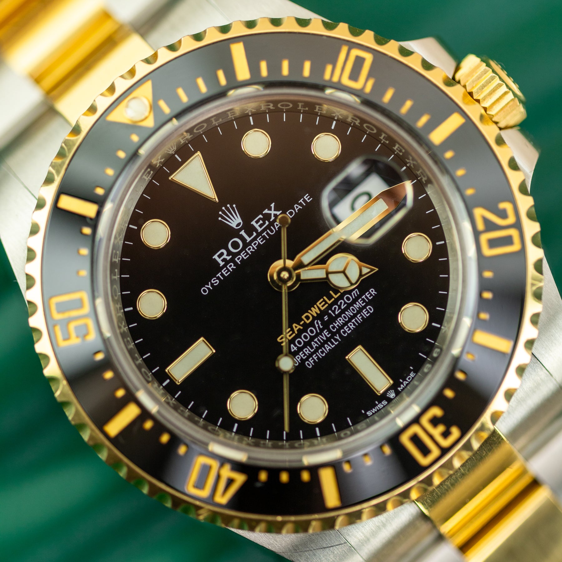 2020 Rolex SEA-DWELLER  Bi Metal Oystersteel & 18K Yellow Gold, 43mm 126603 available at RR Jewellers Yarm