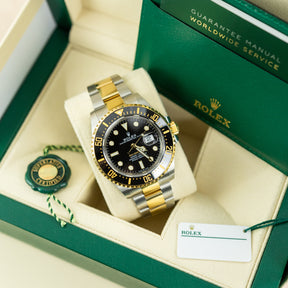 2020 Rolex SEA-DWELLER  Bi Metal Oystersteel & 18K Yellow Gold, 43mm 126603 available at RR Jewellers Yarm
