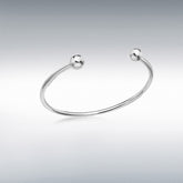 Sterling silver 46mm x 30.5mm baby/childs torque bangle