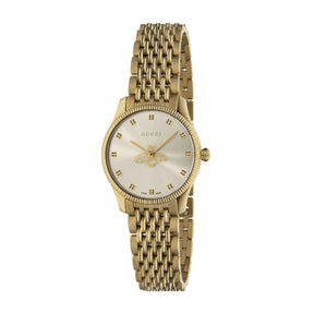 Gucci G-Timeless with bee gold plated 29mm watch YA1265021