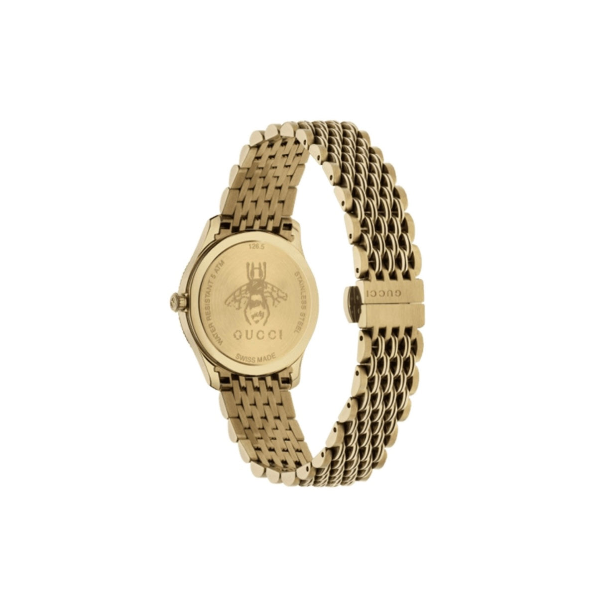 Gucci G-Timeless with bee gold plated 29mm watch YA1265021