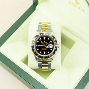 Vintage 1991 Rolex GMT-MASTER II Bi Metal 16713