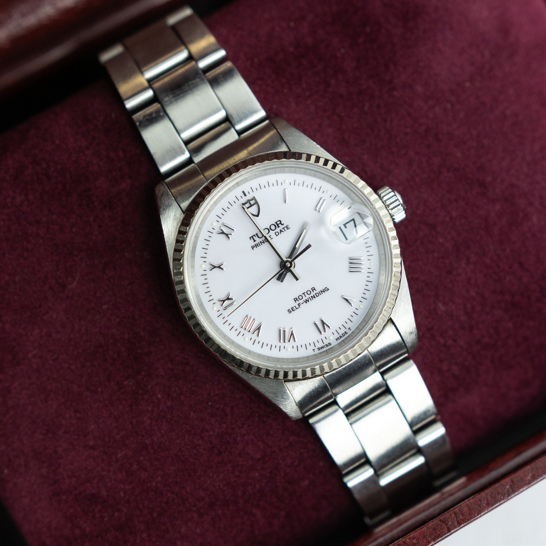 1999 Tudor Prince Date, Fluted Bezel 72034 available at RR Jewellers Yarm