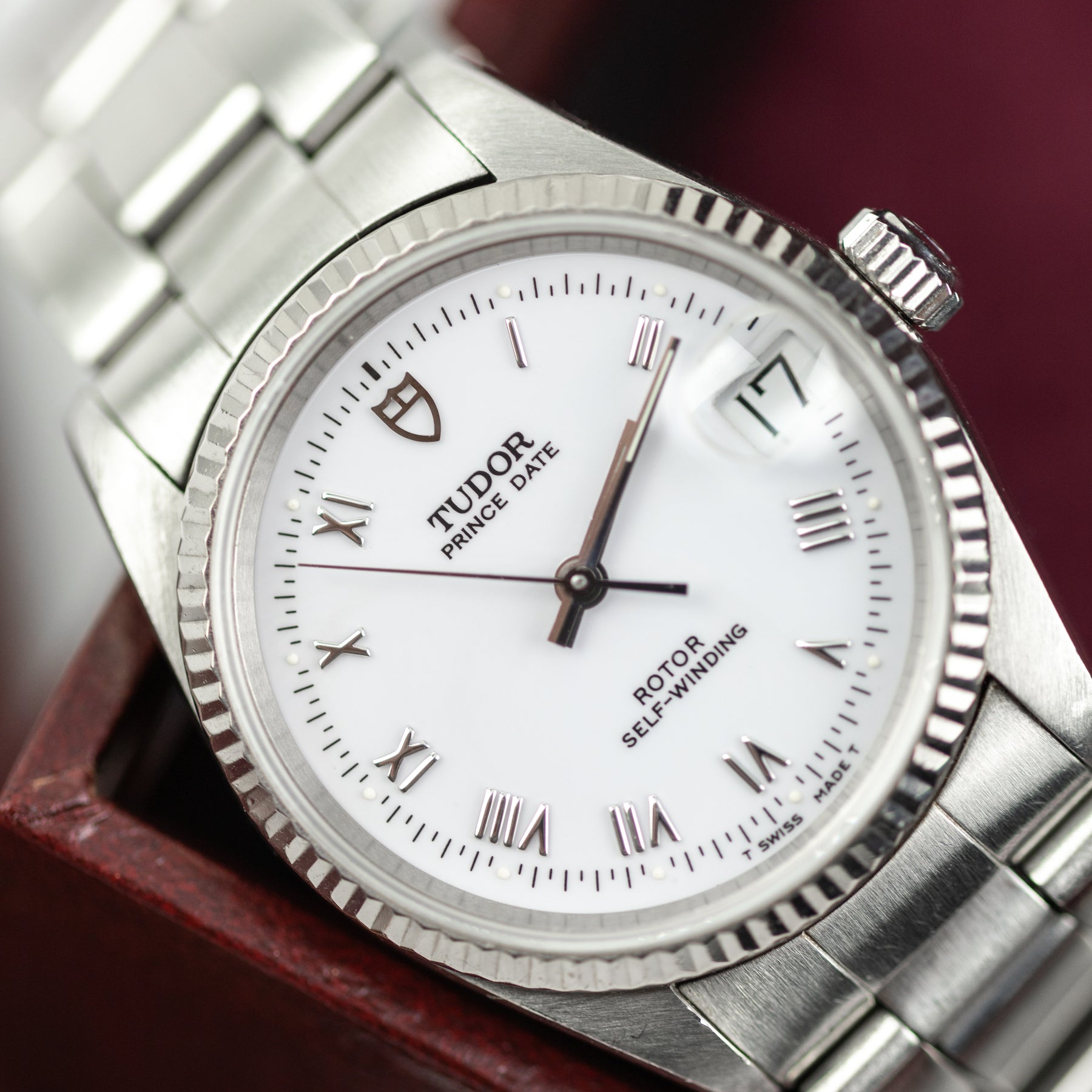 21999 Tudor Prince Date, Fluted Bezel 72034 available at RR Jewellers Yarm