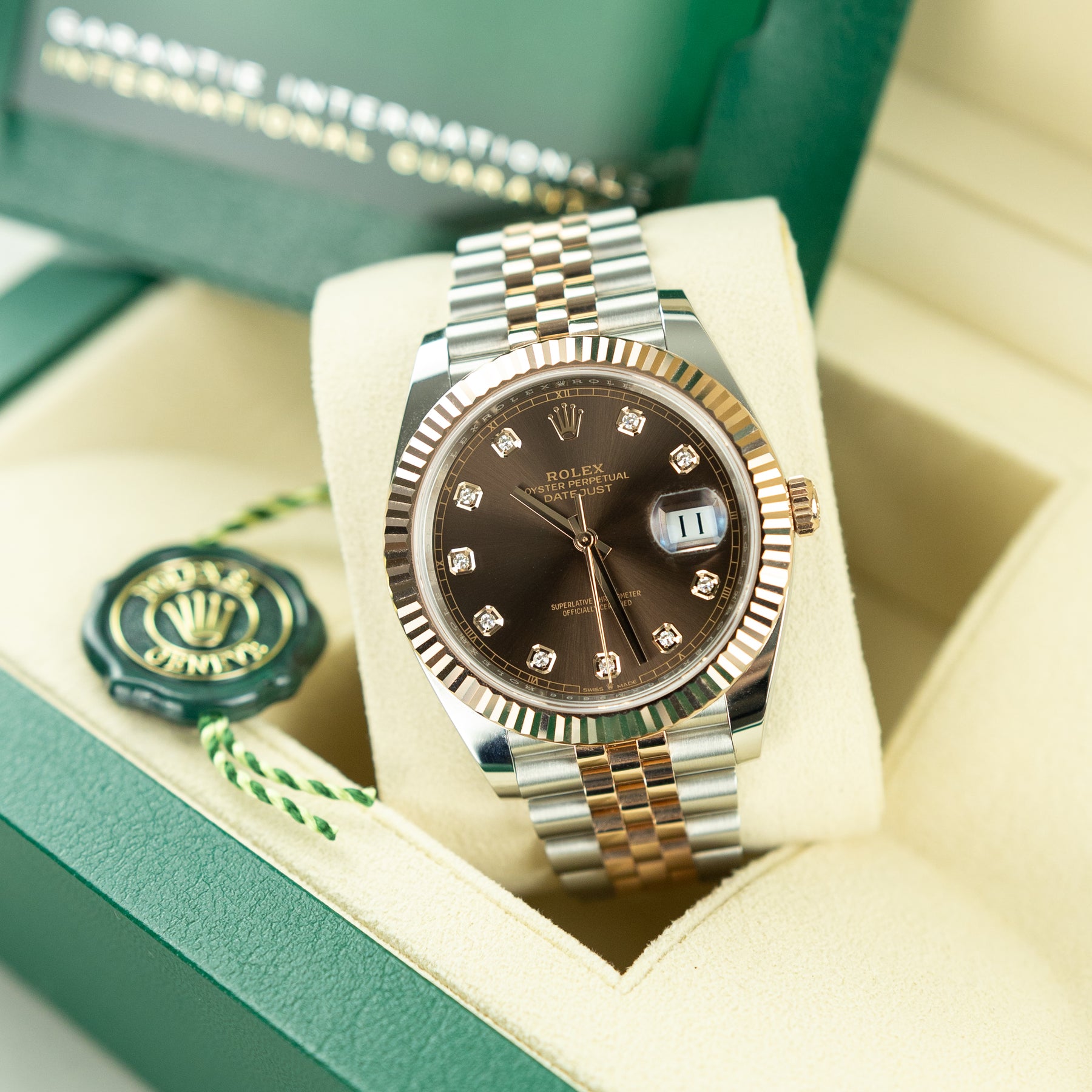2023 Rolex DATEJUST 41 Oystersteel Everose Gold 126331
