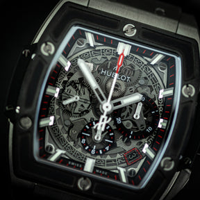 2020 HUBLOT Spirit of Big Bang, Titanium 641.NM.0173.LR available at RR JEWELLERS YARM 