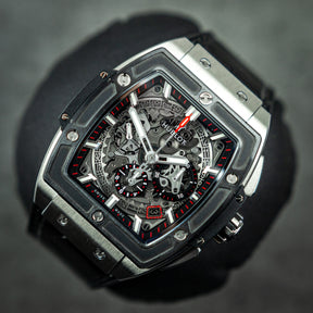 2020 HUBLOT Spirit of Big Bang, Titanium 641.NM.0173.LR available at RR JEWELLERS YARM 