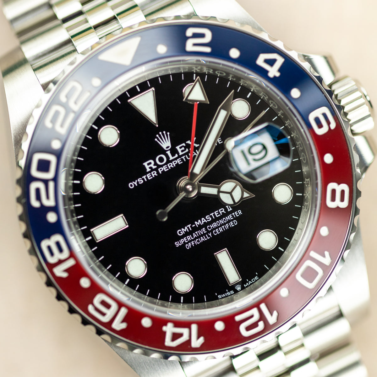 2020 Rolex Rolex GMT-MASTER II 'Pepsi' Jubilee Bracelet, 41mm, Oystersteel, 126710BLRO available at RR Jewellers Yarm