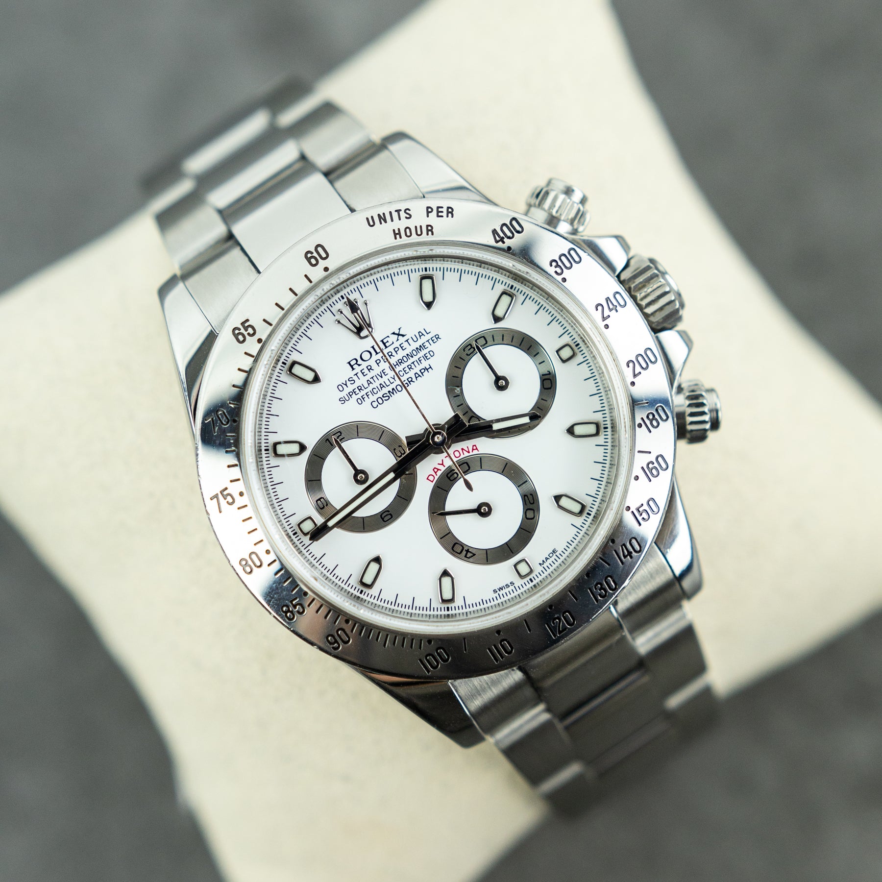 2014 Rolex COSMOGRAPH DAYTONA Oystersteel, 'APH Dial' Rare Collectors 116520 available at RR Jewellers Yarm