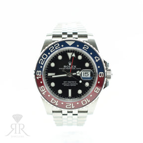 Pre - Owned Worn 2023 Rolex GMT-MASTER II 'Pepsi' 126710BLRO Full set with box & papers available at RR JEWELLERS YARM