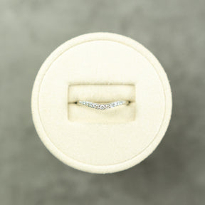 Pre - Loved Platinum Wishbone Diamond Band