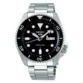 SEIKO 5 SPORTS BLACK DIAL AUTOMATIC MEN'S WATCH SRPD55K1 | RR Jewe