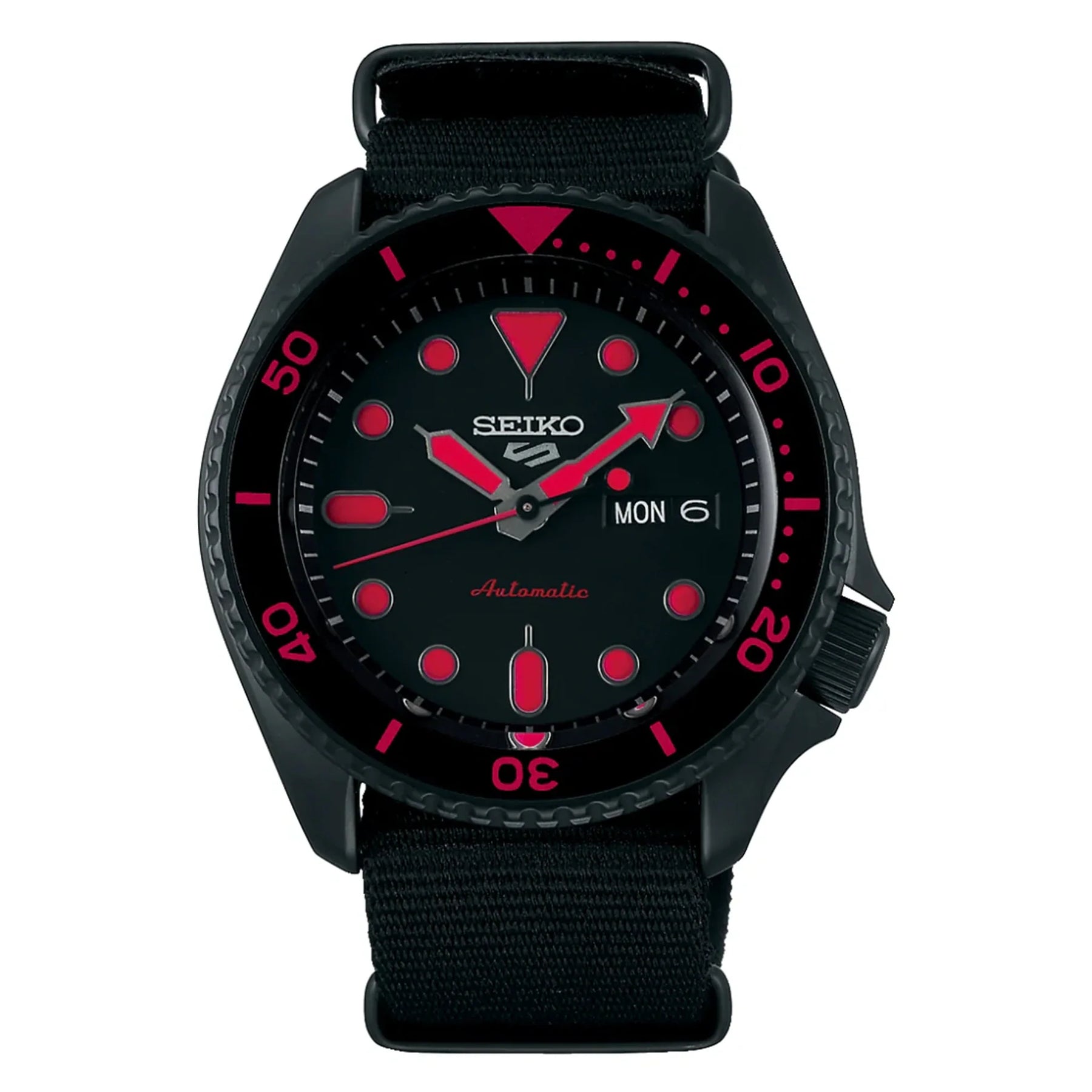 SEIKO 5 SPORTS ANALOG BLACK DIAL MEN'S WATCH SRPD83K1 | RR Jewelle
