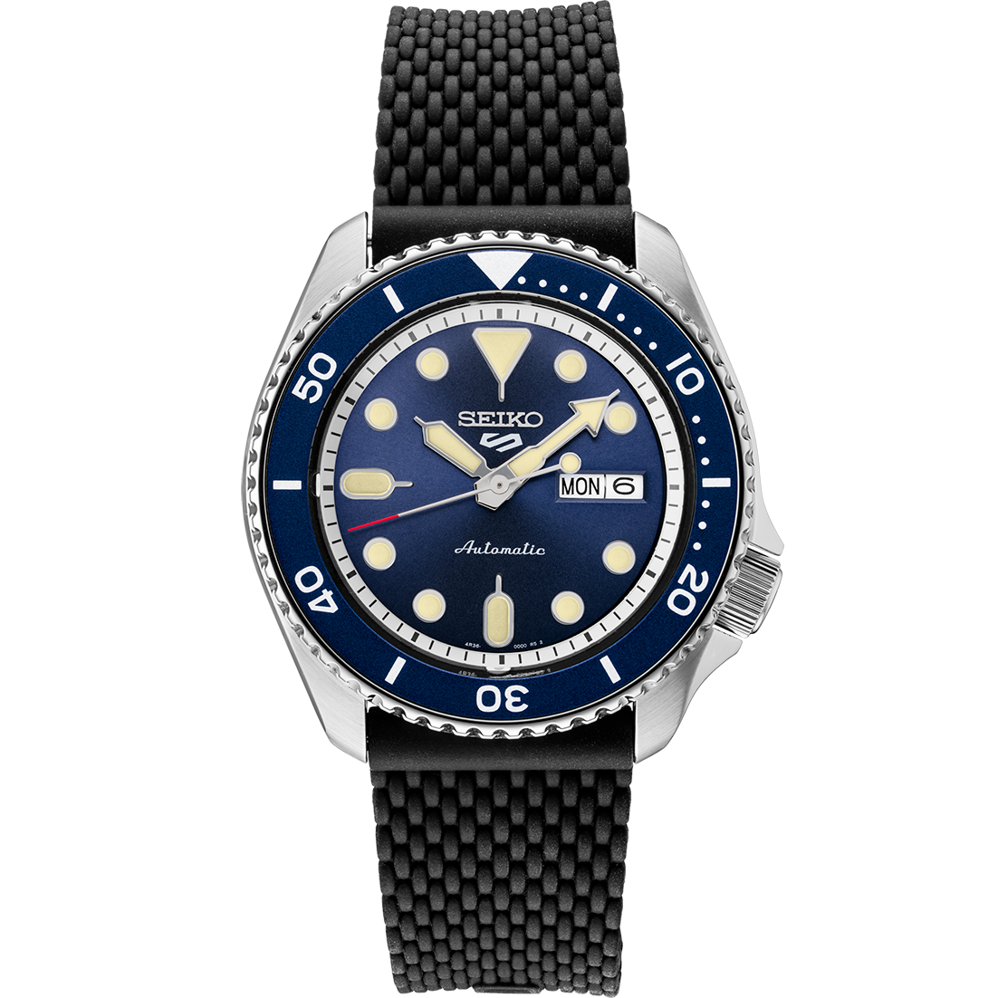 Seiko 5 Sports Silicone Automatic Watch SRPD93